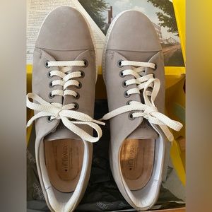 Samuel Hubbard Fast Women’s sneaker deck shoe taupe 7.5 M nearly NIB Look 👀 👟